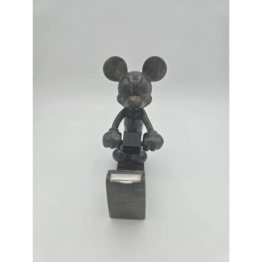Vintage Disney Mickey Mouse Faux Marble Desk Set Lot - 3 Pcs- Repair/Restoration